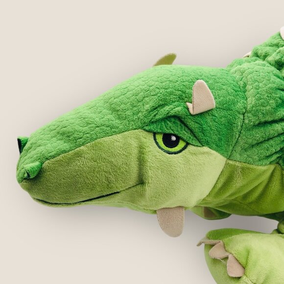 Jättelik Ankylosaurus Dinosaur Soft Toy Plush 22" Green By IKEA Retired - Picture 2 of 7